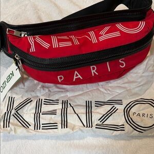 Kenzo Bold Red Belt Bag